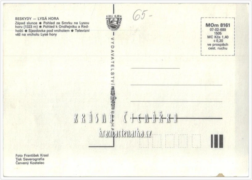 Pohoří BESKYDY, LYSÁ HORA