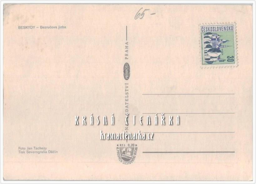 Pohoří BESKYDY, LYSÁ HORA, Bezručova jizba