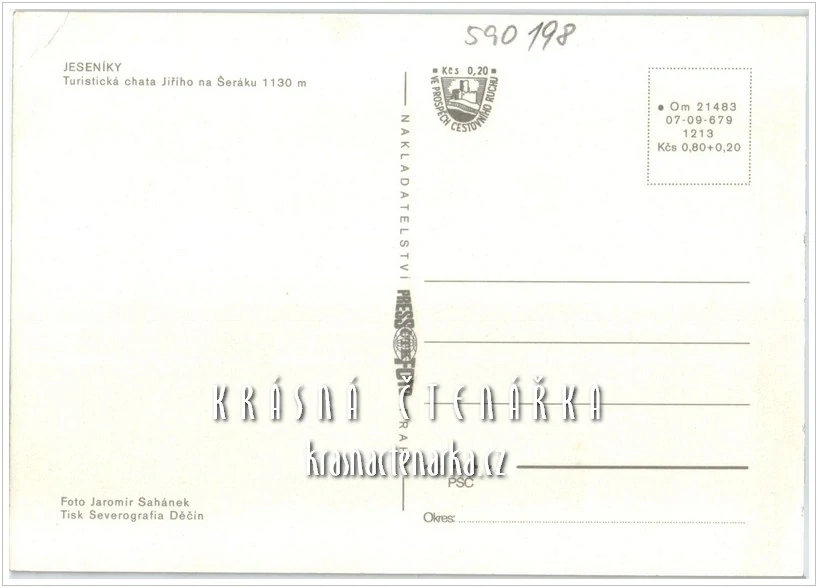 Pohoří JESENÍKY, Chata Jiřího na Šeráku