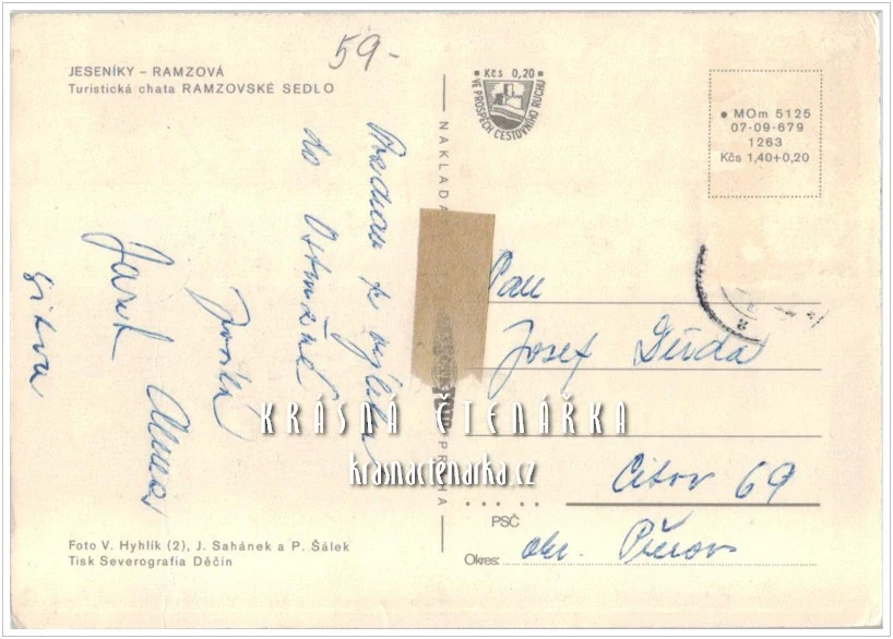 RAMZOVÁ, Chata Ramzovské sedlo