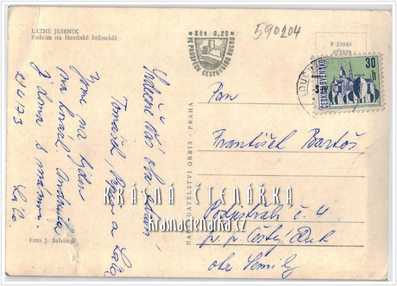 Lázně JESENÍK, Podzim na lázeňské kolonádě