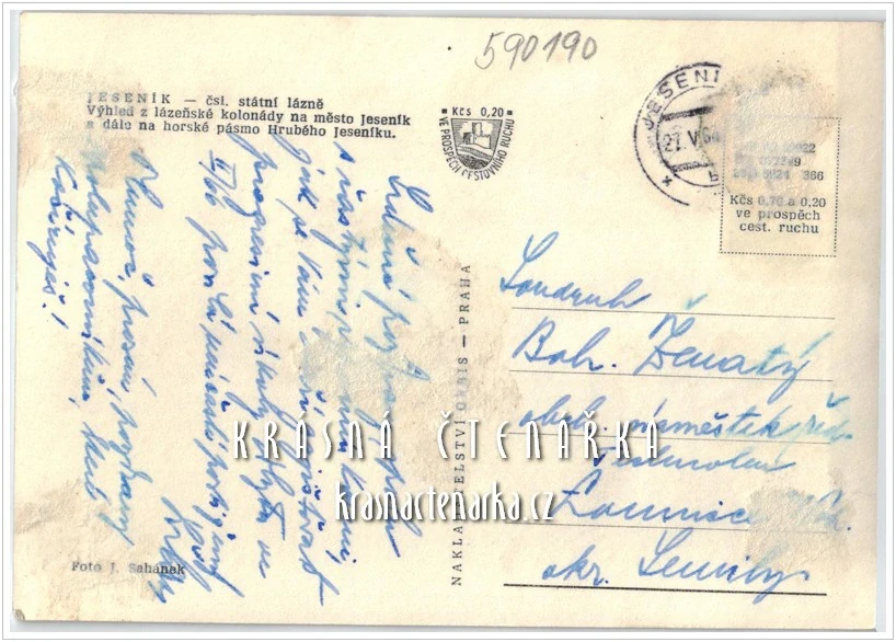 Lázně JESENÍK, Výhled z lázeňské kolonády