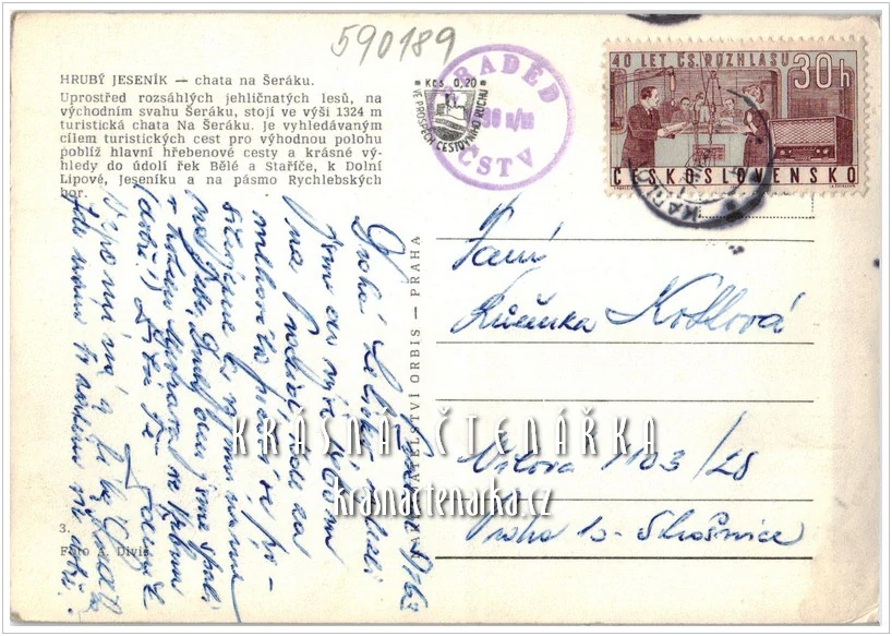 Pohoří JESENÍKY, Chata Jiřího na Šeráku