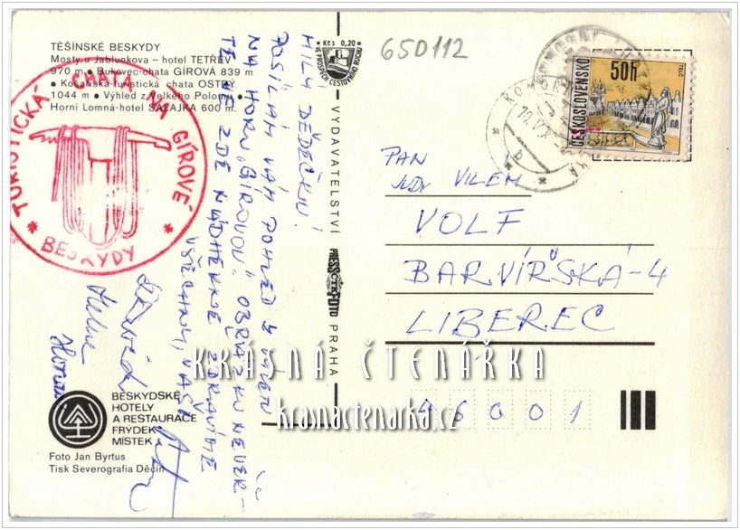 Pohoří BESKYDY, Turistické chaty