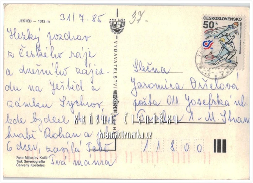 Hora a rozhledna JEŠTĚD