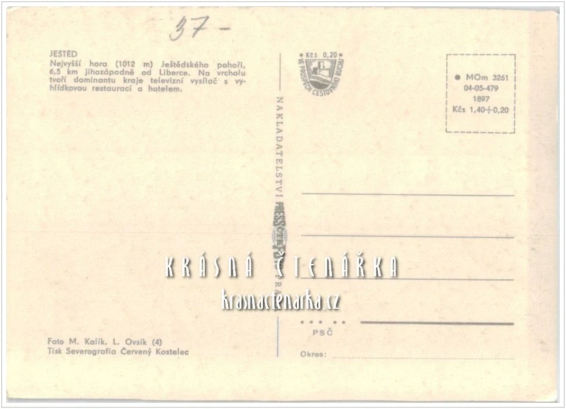 Hora a rozhledna JEŠTĚD