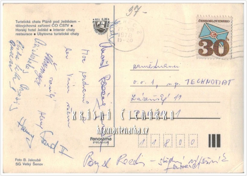 PLÁNĚ POD JEŠTĚDEM, Turistická chata