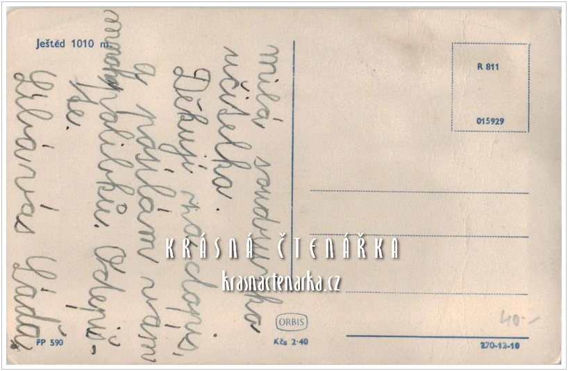 Hora JEŠTĚD a horský hotel ... i s lanovkou