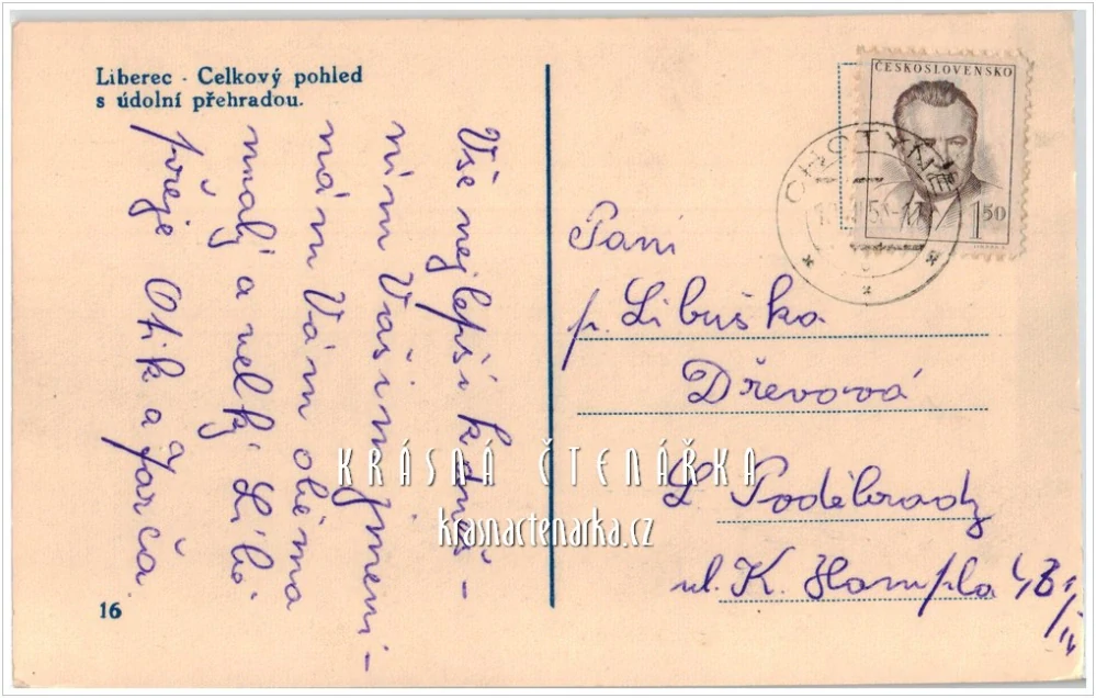 LIBEREC, Přehrada, v. n. Starý Harcov