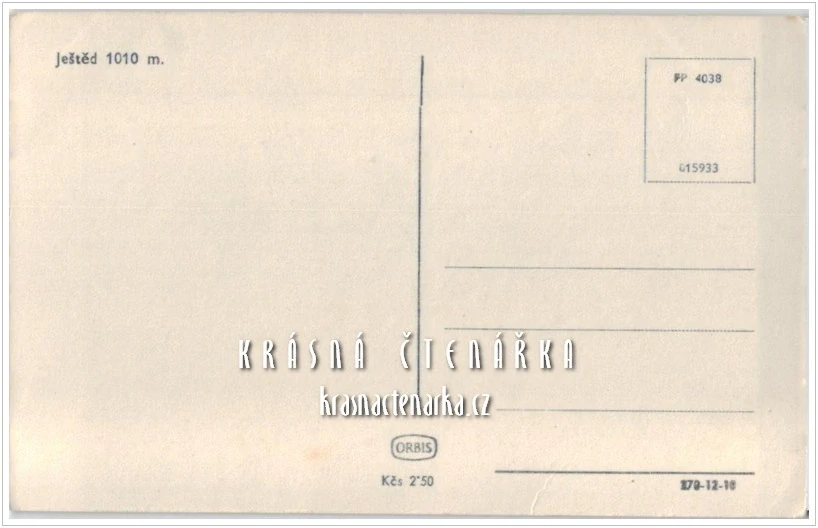 Lanovka na JEŠTĚD i s dolní stanicí