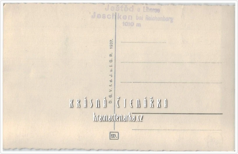 Lanovka na JEŠTĚD (vydáno 1937)