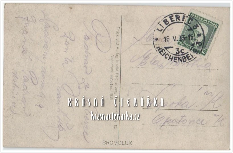 JEŠTĚD a okolí (vydáno 1933)