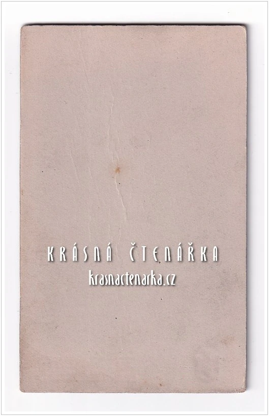 Fotografická vizitka: MLADÁ DÁMA (Atelier František Syřiště, Chrudim)