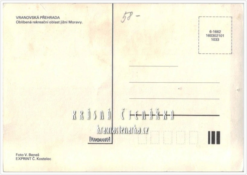 Vodní nádrž VRANOV a okolí