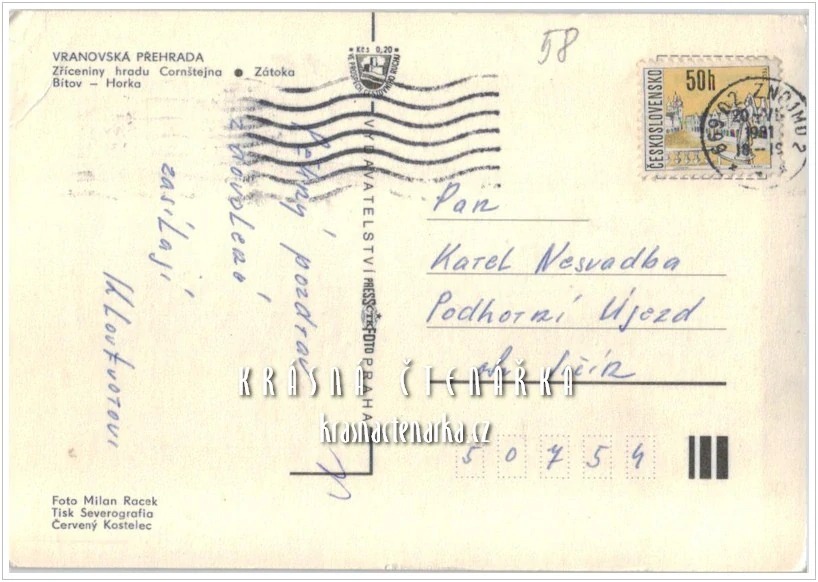 Vodní nádrž VRANOV (Vranovská přehrada)