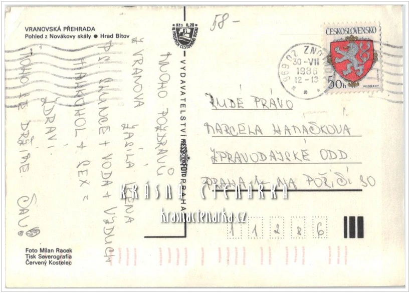 Vodní nádrž VRANOV (Vranovská přehrada)