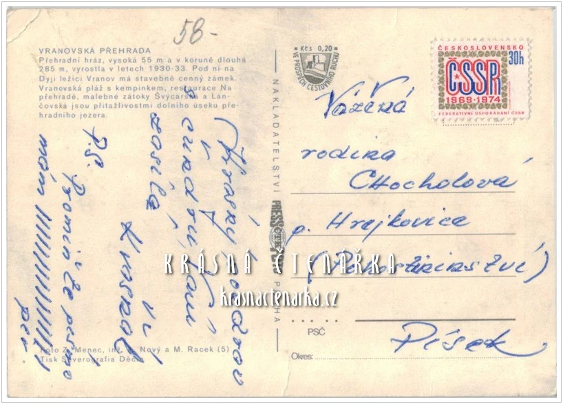 Vodní nádrž VRANOV (Vranovská přehrada)