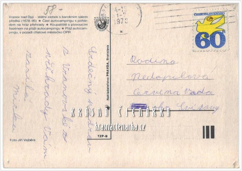 Vodní nádrž VRANOV  (Vranovská přehrada)