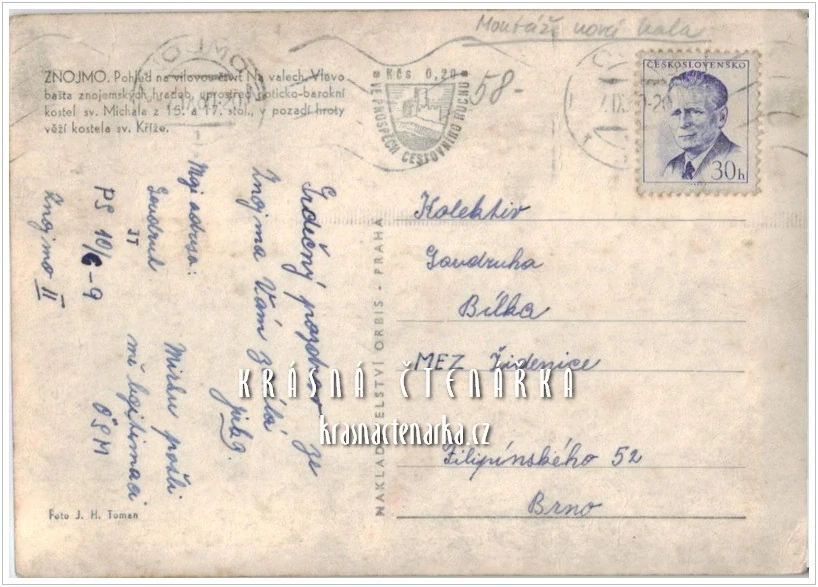 ZNOJMO, Pohled na vilovou čtvrť