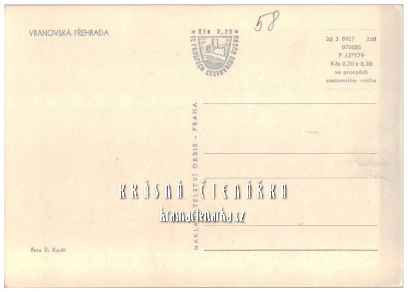 Vodní nádrž VRANOV a přehrada