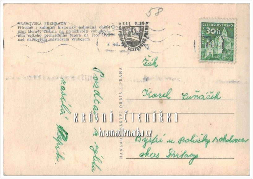 Vodní nádrž VRANOV a přehrada