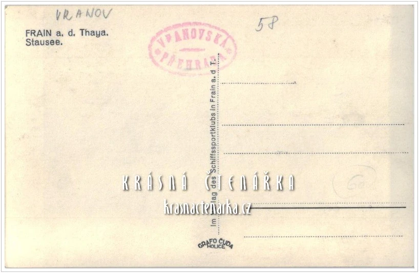 Vodní nádrž VRANOV (Vranovská přehrada)