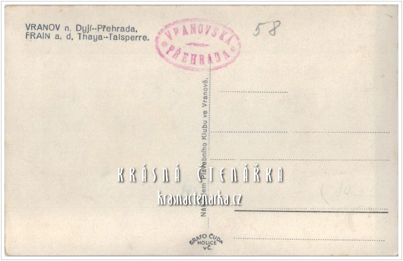 Vodní nádrž VRANOV (Vranovská přehrada)