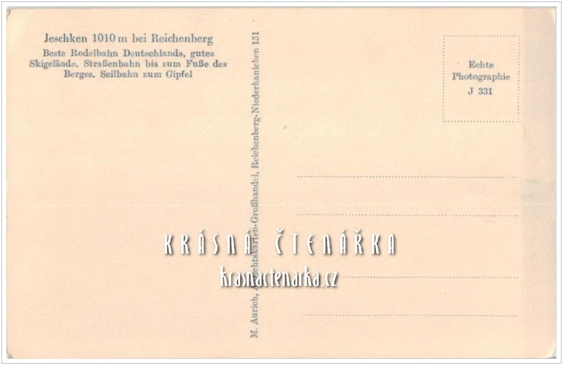 LIBEREC Hanychov a pohled na JEŠTĚD