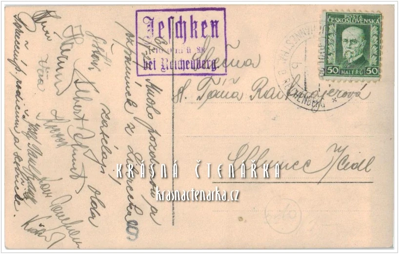 LIBEREC Hanychov a pohled na JEŠTĚD