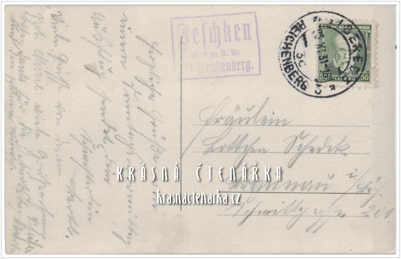 LIBEREC Hanychov a pohled na JEŠTĚD