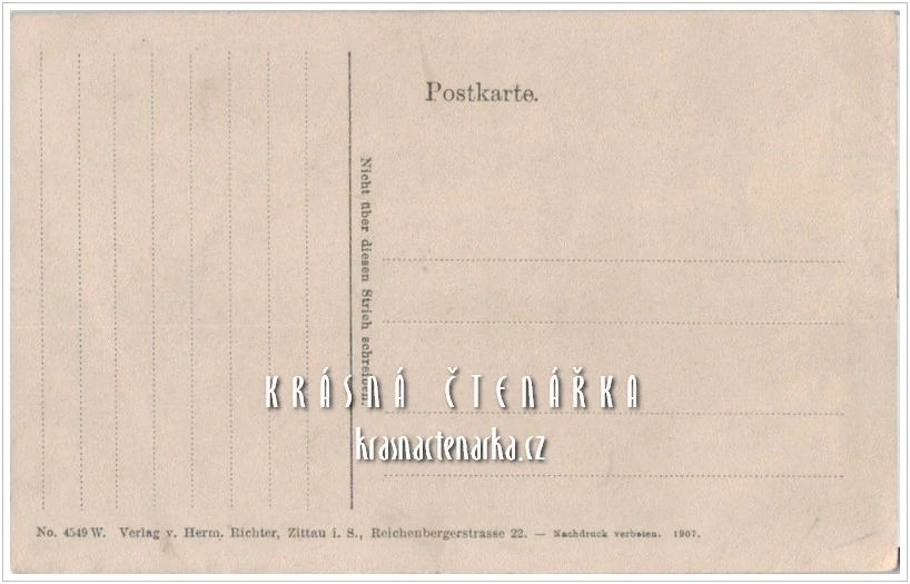 LIBEREC Hanychov a pohled na JEŠTĚD (vydáno 1907)