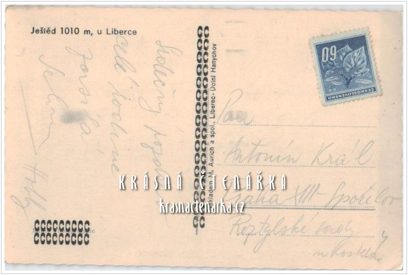 LIBEREC Hanychov a pohled na JEŠTĚD