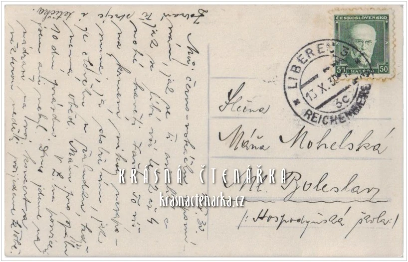 LIBEREC Hanychov a pohled na JEŠTĚD