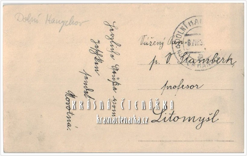 LIBEREC Hanychov a pohled na JEŠTĚD