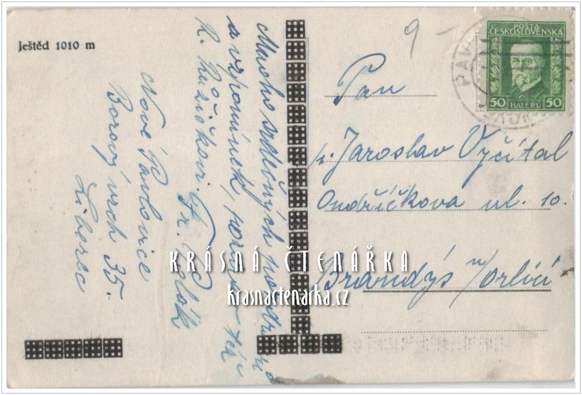 LIBEREC Hanychov a pohled na JEŠTĚD