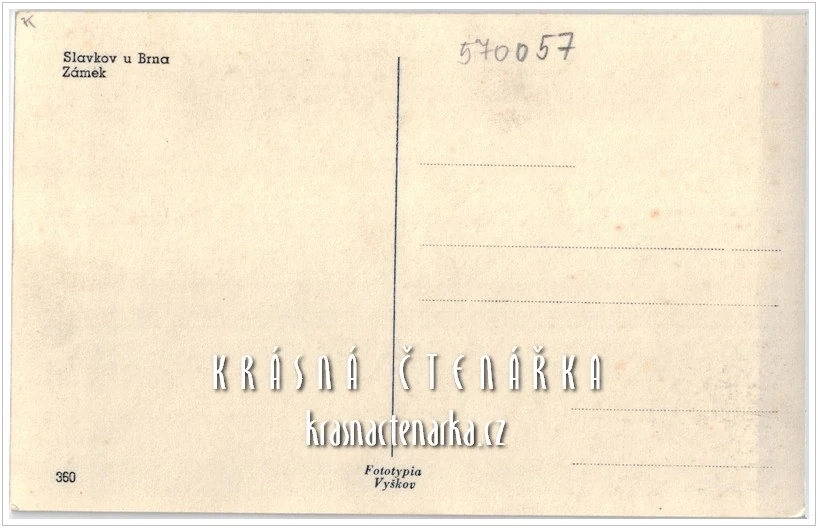 Zámek SLAVKOV, Slavkov u Brna