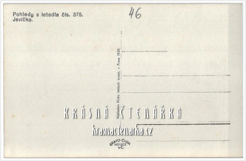 JEVÍČKO, Pohledy z letadla č. 375