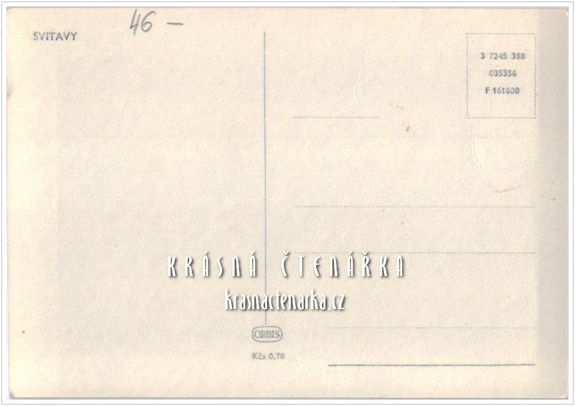 SVITAVY a pohled na kostel Navštívení Panny Marie 