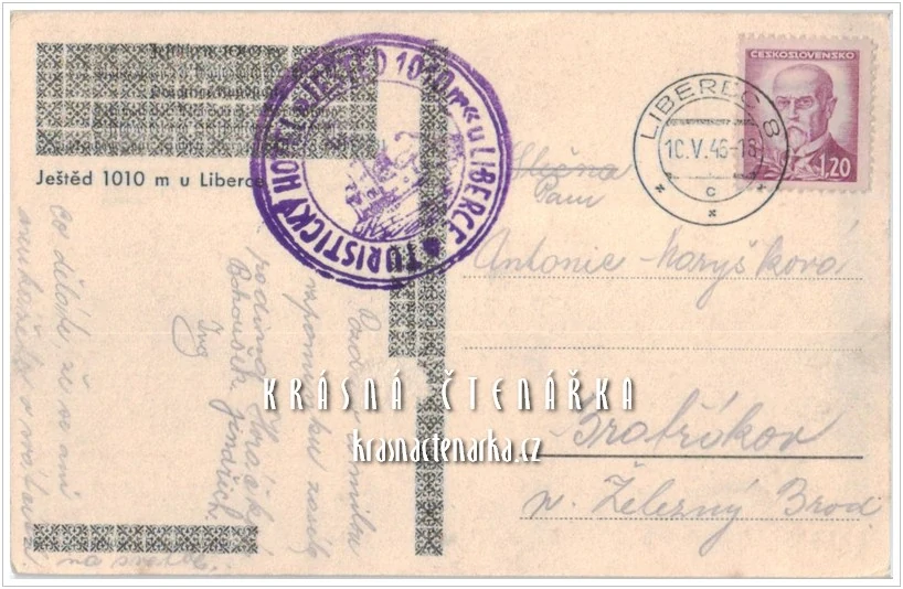 LIBEREC Hanychov a pohled na JEŠTĚD