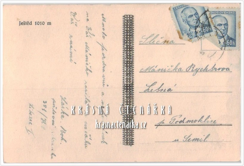 LIBEREC Hanychov a pohled na JEŠTĚD