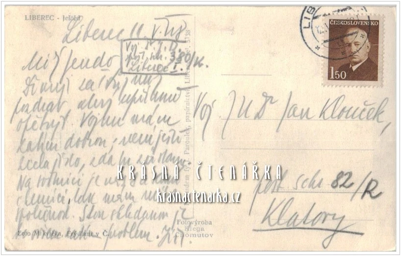 LIBEREC Hanychov a pohled na JEŠTĚD