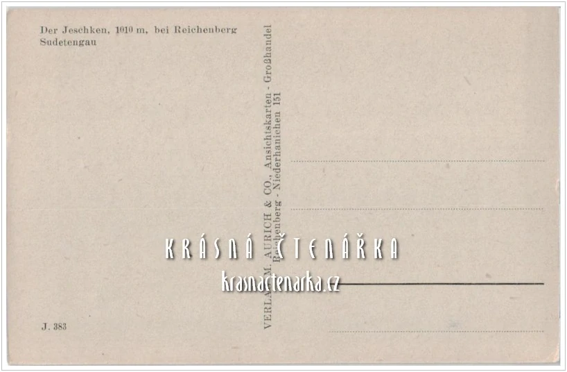 LIBEREC Hanychov a pohled na JEŠTĚD