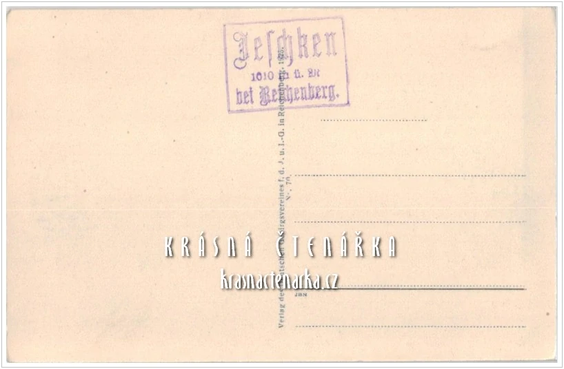 LIBEREC Hanychov a pohled na JEŠTĚD (vydáno 1925)