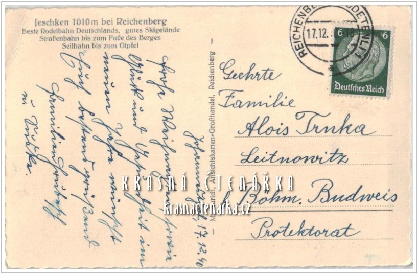 LIBEREC Hanychov a pohled na JEŠTĚD