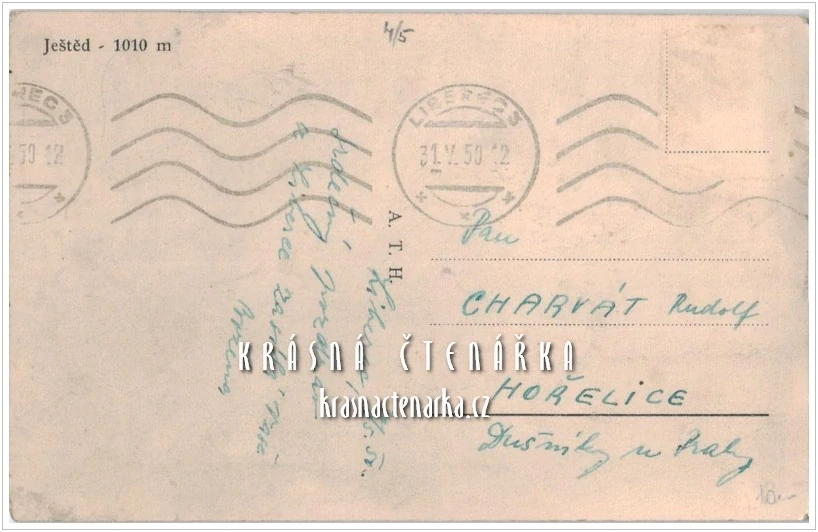 LIBEREC Hanychov a pohled na JEŠTĚD