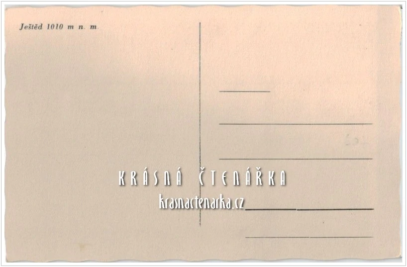 Hora JEŠTĚD a horský hotel