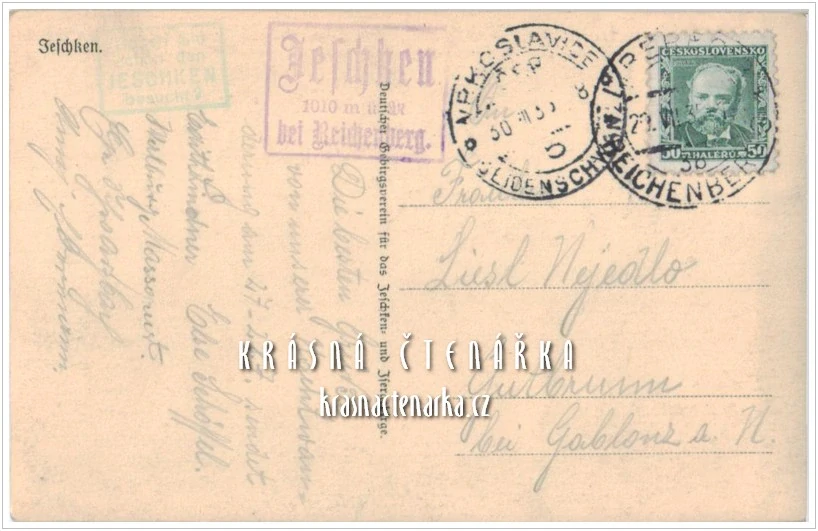 Hora JEŠTĚD a horský hotel