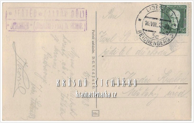 Hora JEŠTĚD a horský hotel