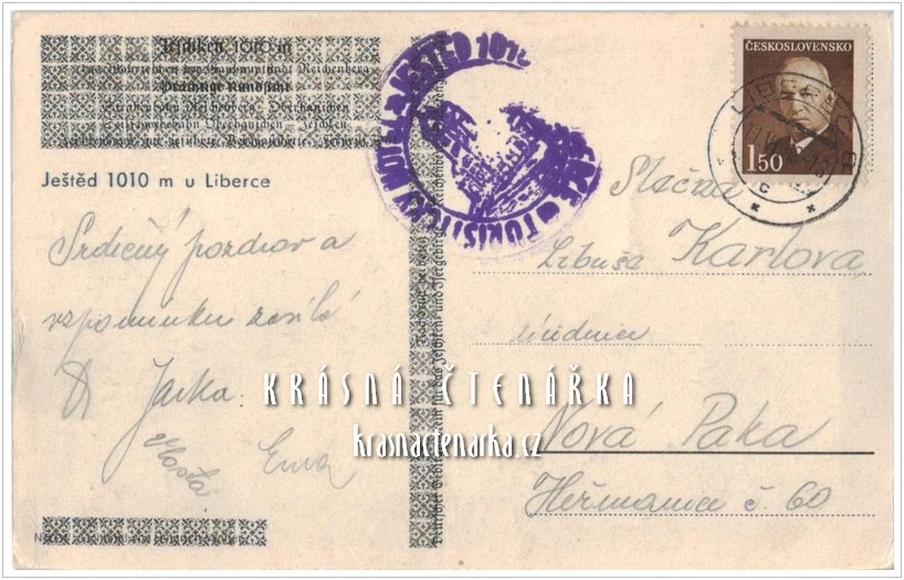 Hora JEŠTĚD a horský hotel