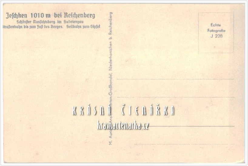 Hora JEŠTĚD a horský hotel